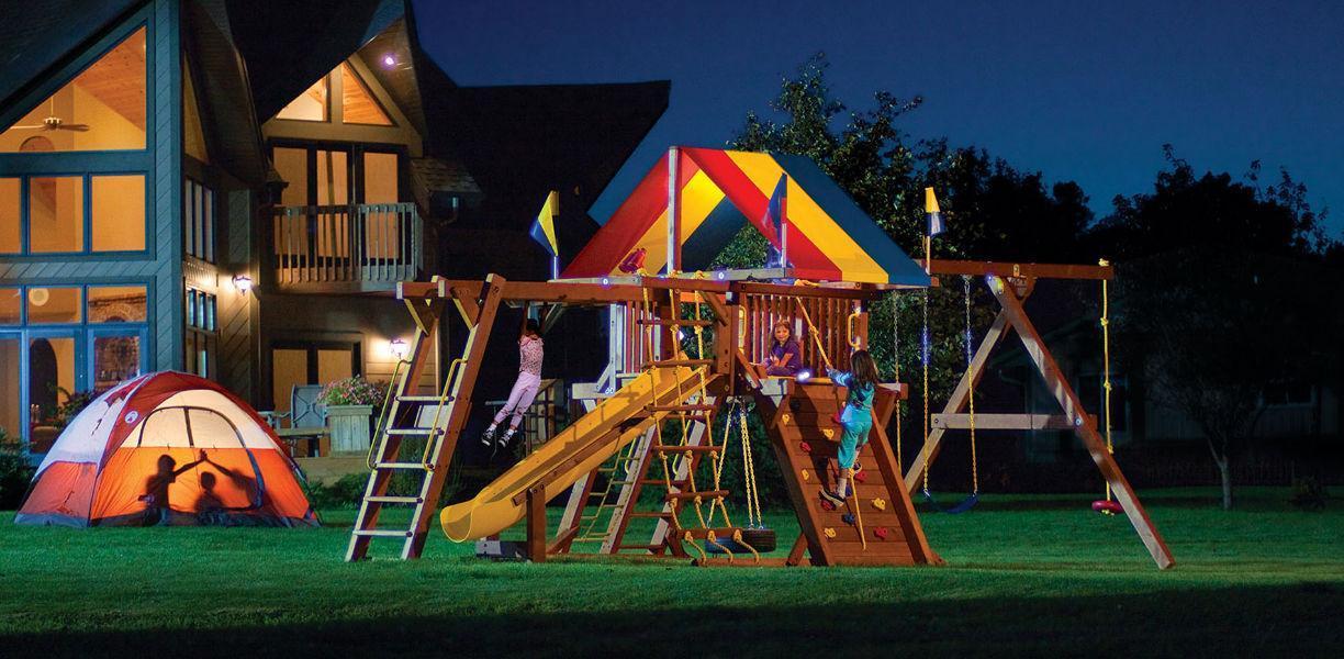 rainbow climbing frames