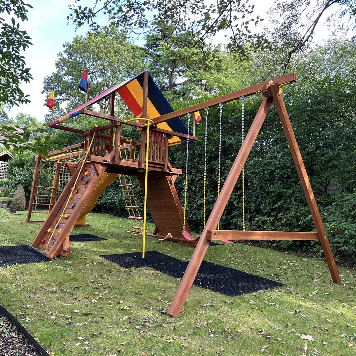  Climbing frame for a sloping garden